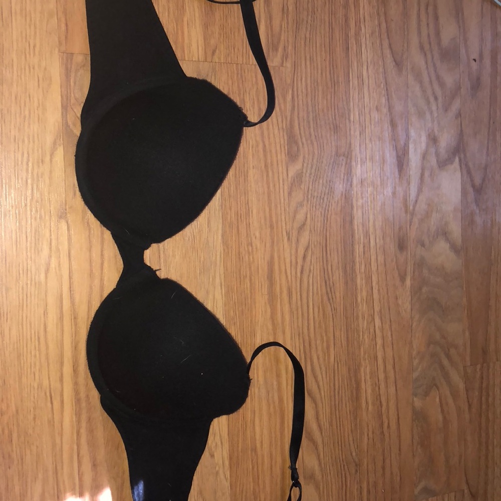 black push up bra
